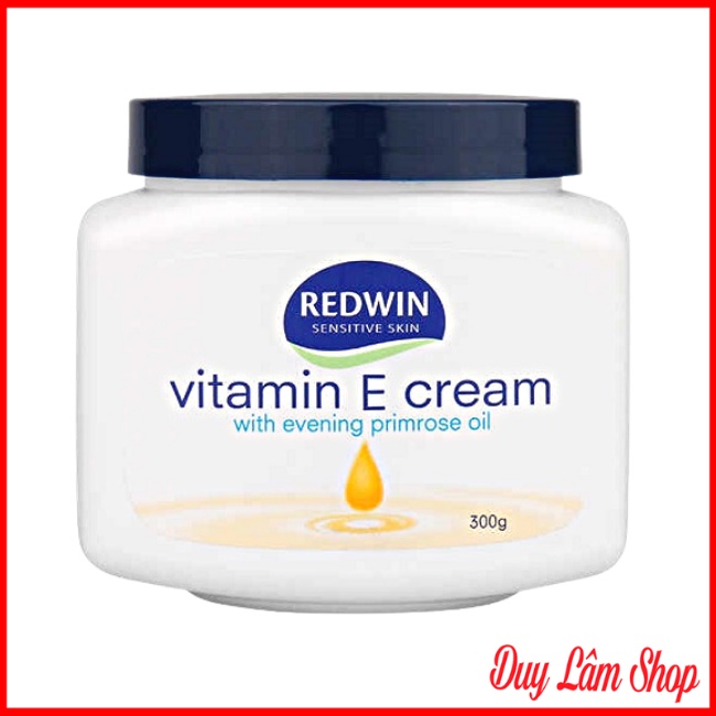 Kem Dưỡng Ẩm Trắng Da Redwin Của Úc Cream Vitamin E 300g - Giúp Dưỡng Da Mặt Hết Khô, Nứt Nẻ