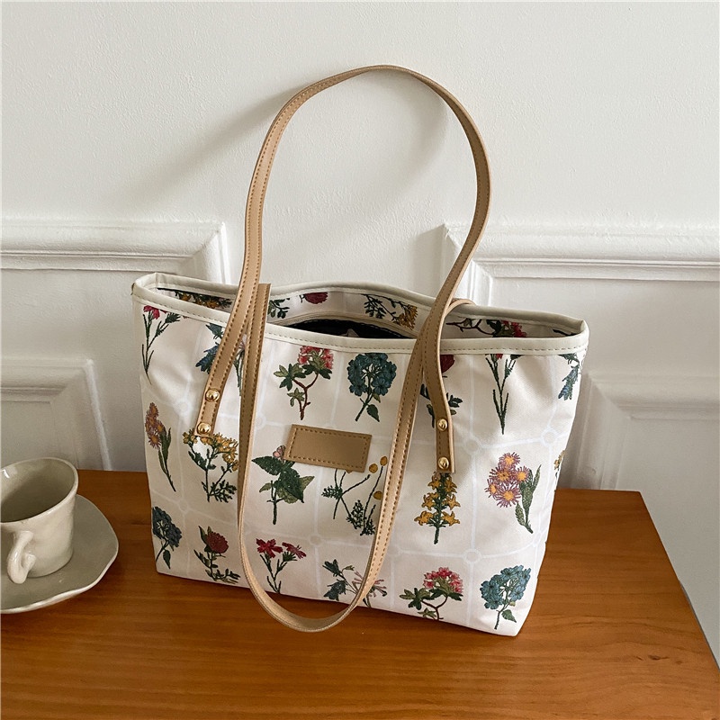 IELGY Túi Đeo Vai Cỡ Lớn In Họa Tiết Thời Trang Cho Nữ