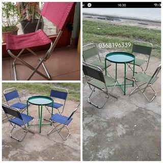 Ghế xếp inox Mini ( Vải dù 1680 PU cao cấp ).Thanh lý Mới 100%