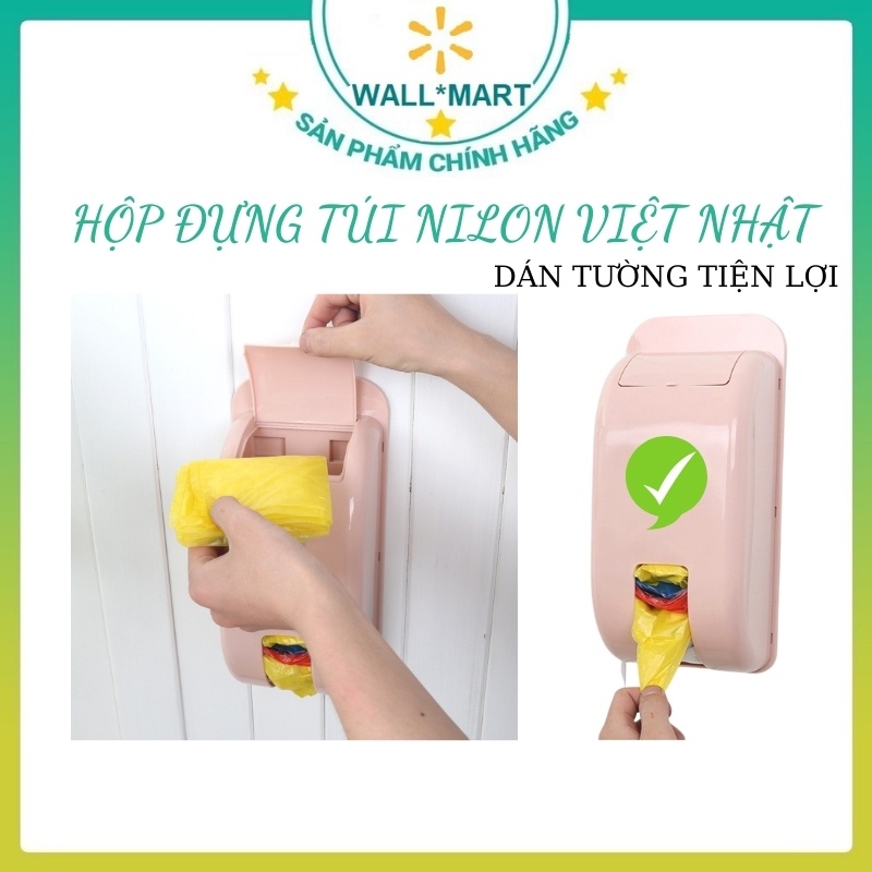 Hộp đựng túi inlon Việt Nhật thông minh dán tường WALLMART WM108