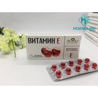 [Chính hãng] Vitamin E Đỏ 270 Vỉ (chuẩn Nga 100%)
