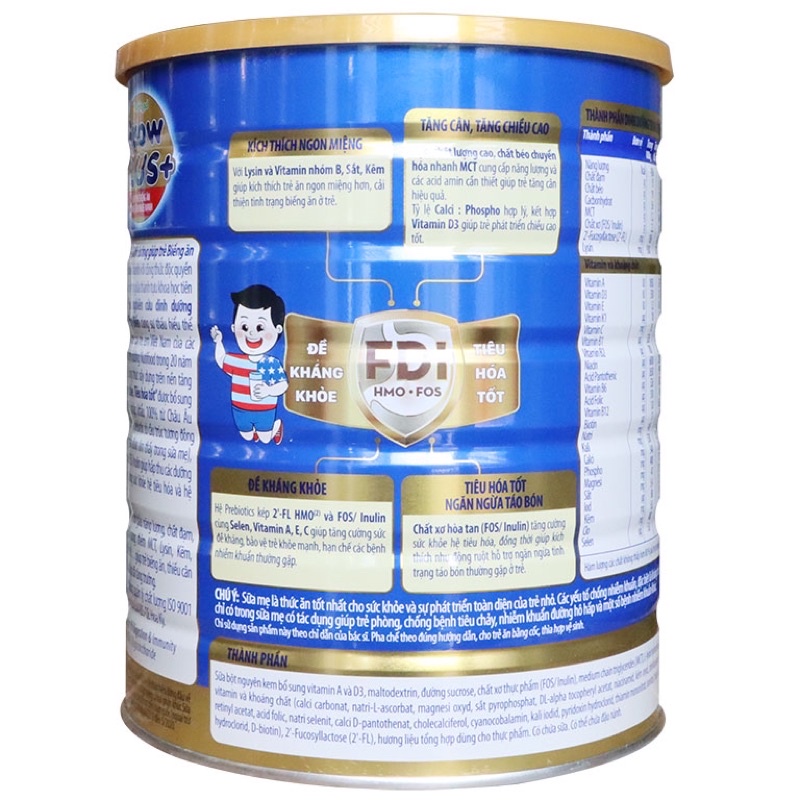 Sữa bột Growplus xanh 1.5kg