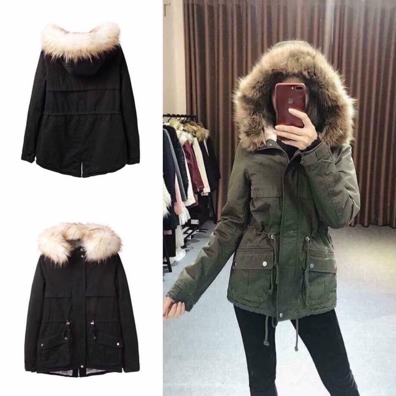 [HÀNG CÓ SẴN] Áo Parka H&M Chính Hãng Lót Lông 100% Mẫu Mới 2020 | BigBuy360 - bigbuy360.vn