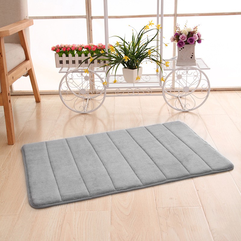 Thảm trải sàn, thấm hút tốt chống trượt tiện dụng 60x40cm