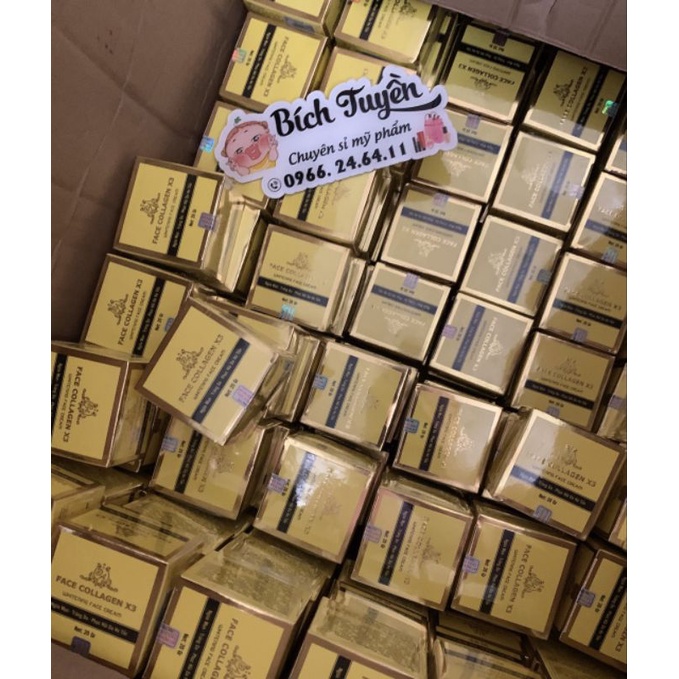 Kem Face Colagen x3 tem mới