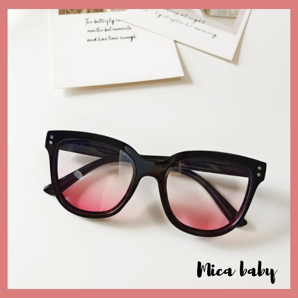 Kính mắt trẻ em, kính thời trang má hồng cực dễ thương cho bé K10 Mica Baby