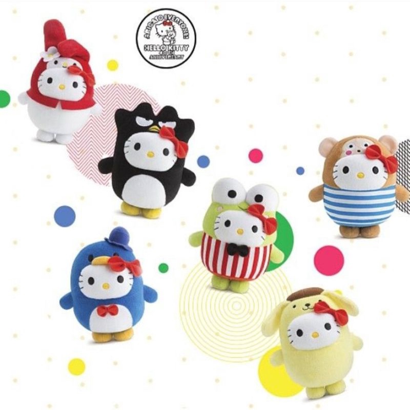 Thú Bông Hello Kitty Bubbly World x Mc Donald's