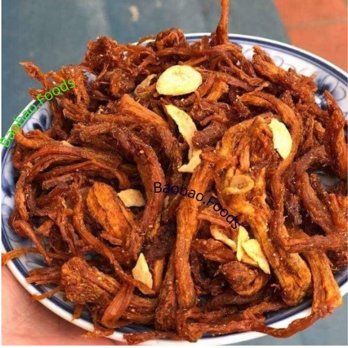 Khô heo cháy tỏi 🐷 HEO SẠCH 🐷 Lợn cháy tỏi xé dai dai, Đồ ăn vặt Baobao.foods | BigBuy360 - bigbuy360.vn