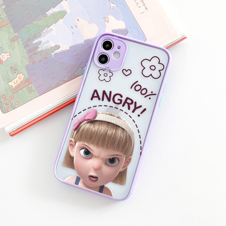 Ốp lưng iphone Baby Angry nhám viền nổi cong 5/5s/6/6plus/6s/6splus/7/7plus/8/8plus/x/xr/xs/11/12/pro/max/plus/promax | BigBuy360 - bigbuy360.vn
