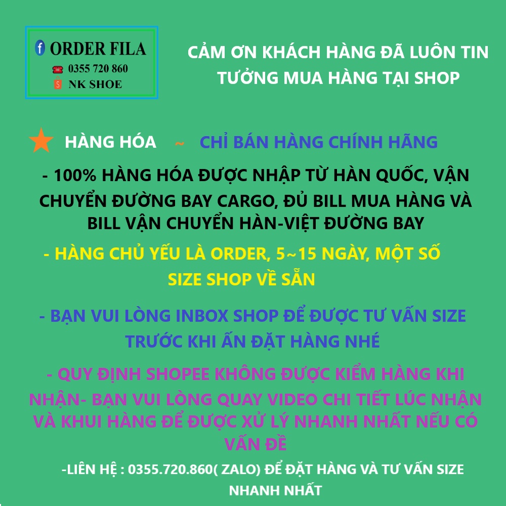 Giày FILA Sandblast Low Màu Trắng Xanh navy Chính hãng 100%