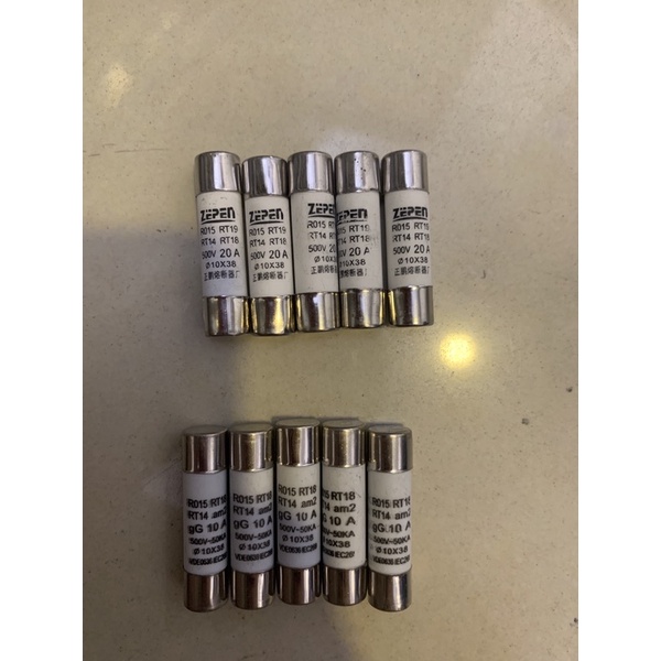 Cầu chì sứ 10x 38 từ 2A đến32A