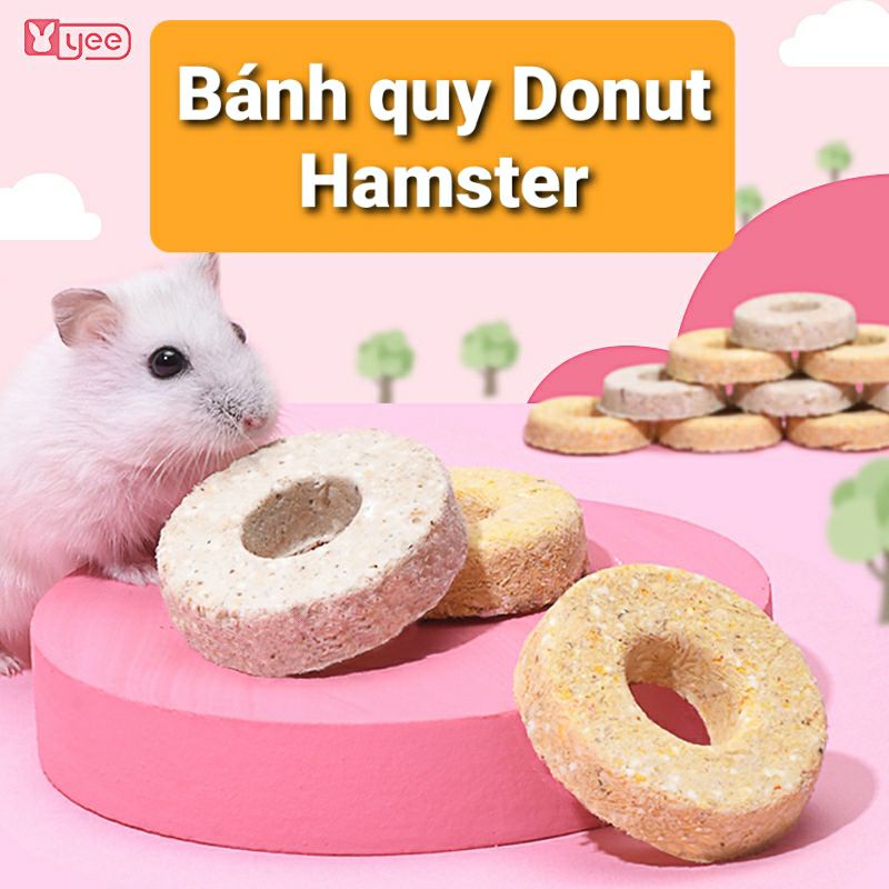 [Yee]Bánh quy tròn Donut cho hamster