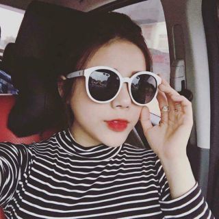 [ RẺ VÔ ĐỊCH ] Kính thời trang râm Tròn trắng hàng cao cấp