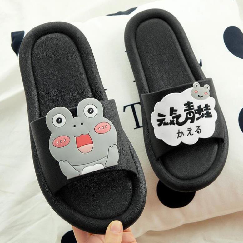 [Size nữ]  [𝑮𝒊𝒂́ 𝒓𝒆̉ 𝒏𝒉𝒂̂́𝒕] - Dép Ếch OMG Cao Su Nữ Quai Ngang Dễ Thương (Màu đế lỗi nhẹ - tùy đôi)