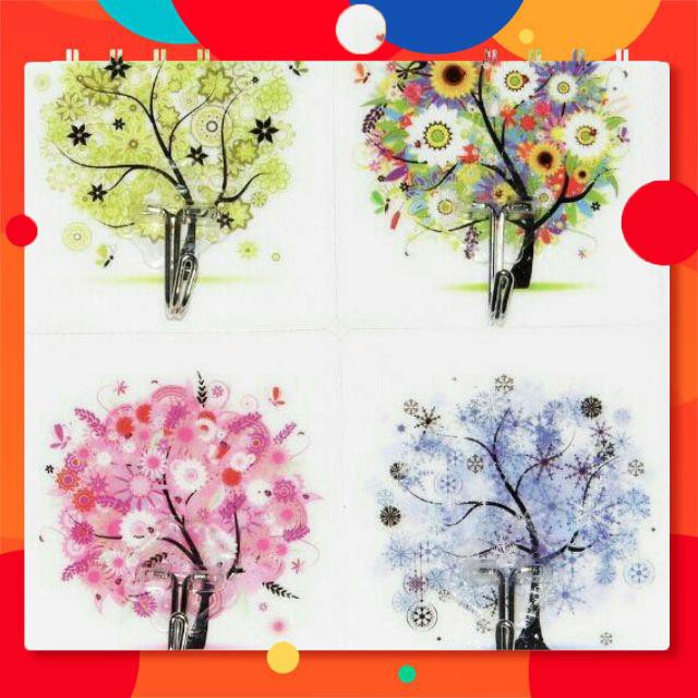 [ SALE TƯNG BỪNG]  Combo sỉ 100 chiếc móc siêu dính 3D