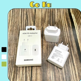 Bộ sạc samsung 45W củ sạc cáp sạc nhanh super fast charging Samsung Note 10 Plus S20 Ultra và các dòng 15w 25w - Go Ku