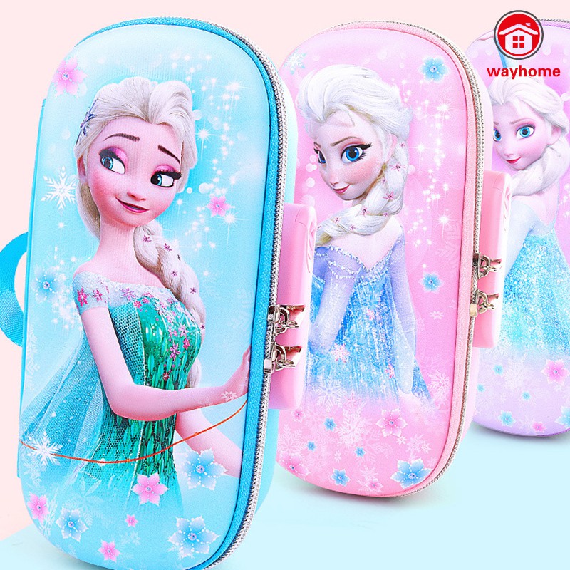 Hộp Đựng Bút Hình Siêu Anh Hùng / Người Nhện / Elsa Trong Phim Frozen