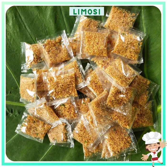 nguyên liệu làm bánh tráng trộn , bánh tráng tây ninh , hành phi đóng gói KX 26