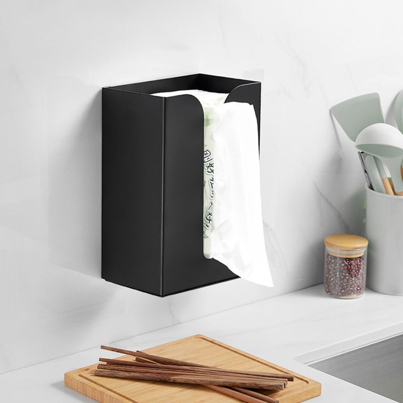 QQ Giá Đỡ Khăn Giấy Bằng Nhôm Gắn Tường Tiện Dụng Cho Phòng Tắm / Nhà Bếp