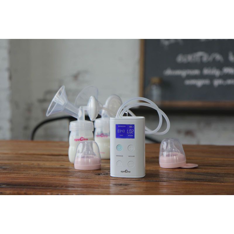 Máy hút sữa điện đôi có pin sạc Spectra 9 Plus, xinh xắn cho mẹ công sở kèm quà tặng xịn xò.