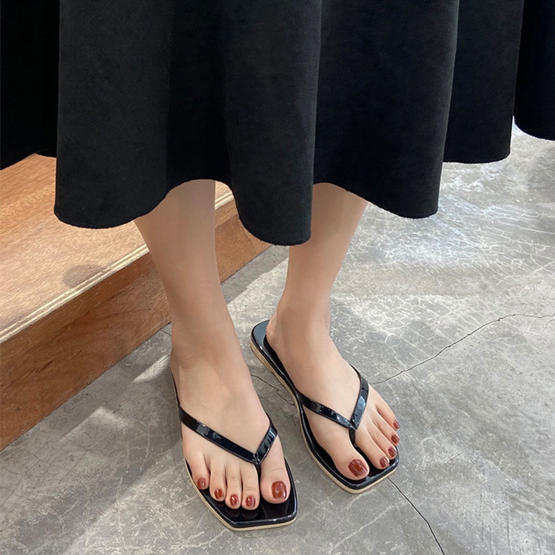 Big Size 36-41 Dép kẹp ngón XIELUAIZTA đi biển đế bằng thoải mái dành cho nữ