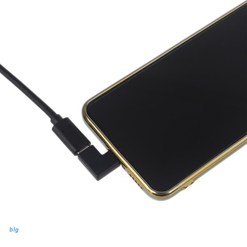 Đầu chuyển đổi USB 3.1 Type C góc phải 90 độ cho điện thoại laptop máy tính bảng PC