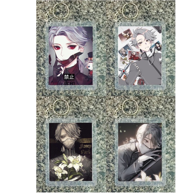 2 Móc khoá Aesop cảl in 2 mặt ảnh khác nhau, móc khoá anime ldentity V