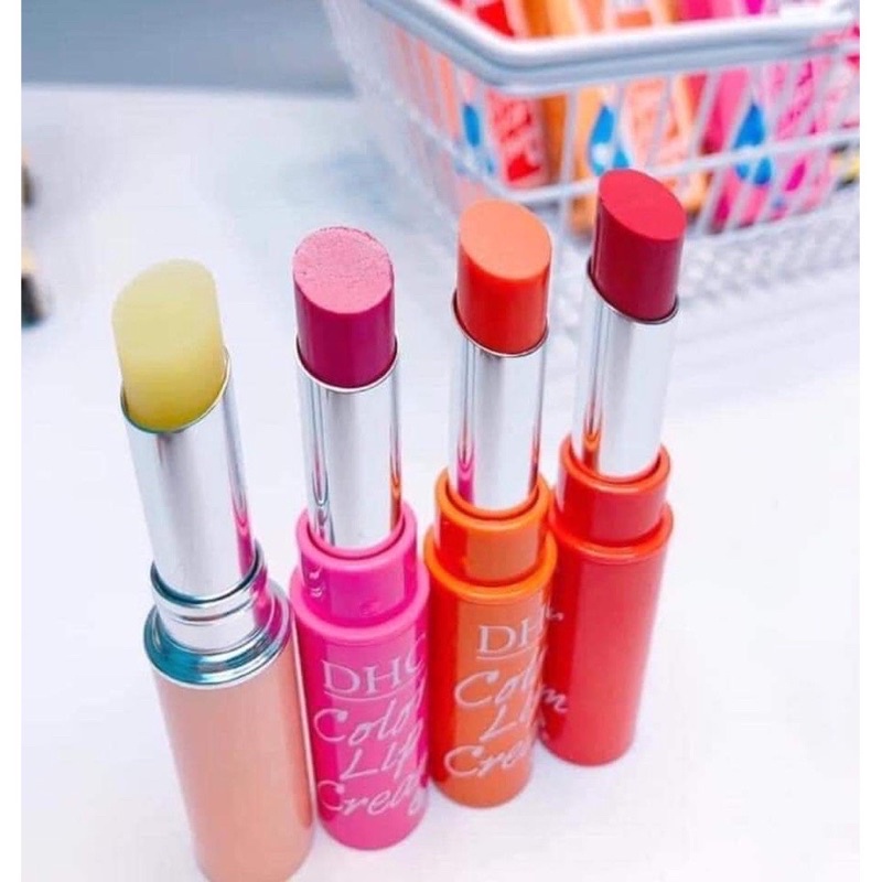 Son Dưỡng Môi DHC Không Màu và Có Màu Fujicosmetic Nội Địa Nhật