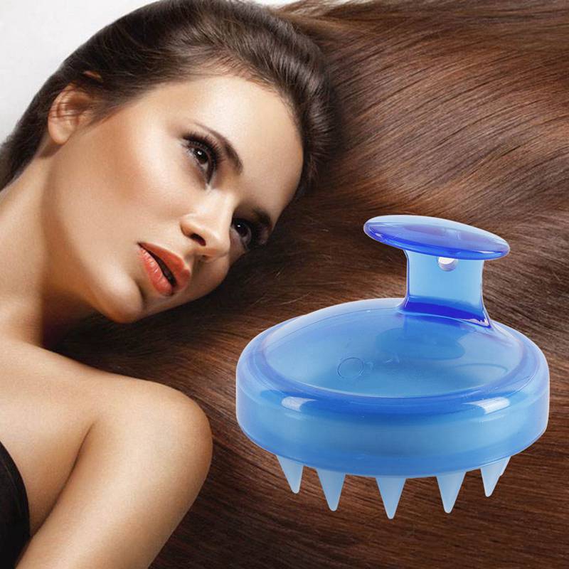 Lược massage da đầu bằng silicon tiện dụng