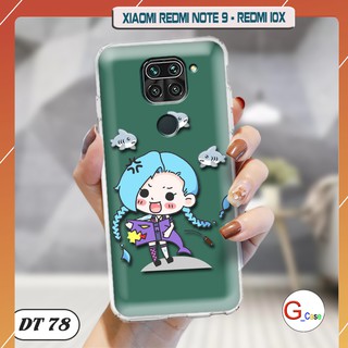 Ốp lưng dẻo trong in hình cho Xiaomi Redmi Note 9/ Redmi 10X