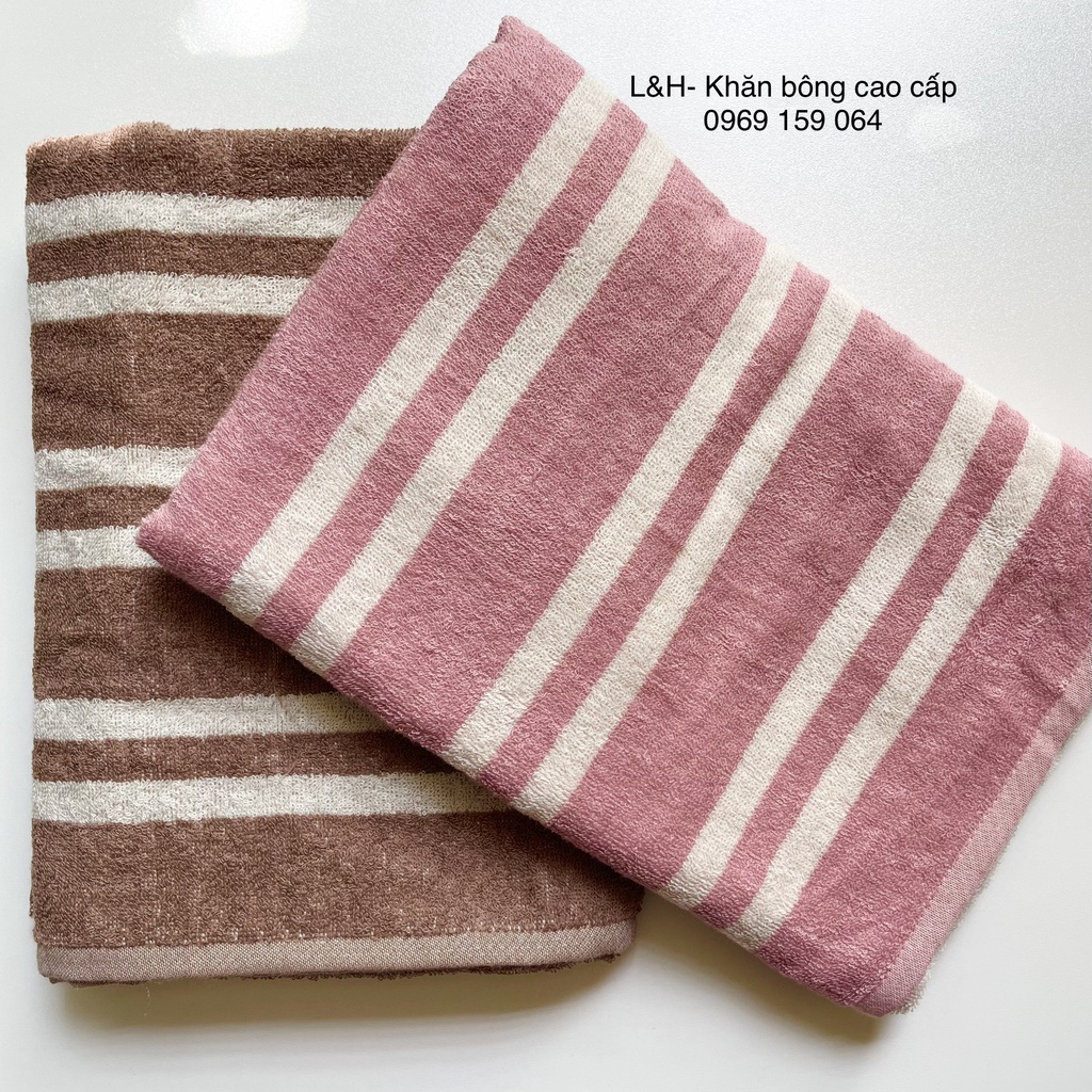 Khăn tắm Nhật MJ, Hoa Cúc, KT 60x120cm, Nặng 250g