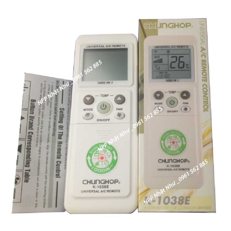 Điều Khiển Điều Hòa Đa Năng_Tổng Hợp Các Mẫu Remote Đa Năng Sử Dụng Cho Máy Lạnh 2021( Kèm Ảnh _Video Thật)