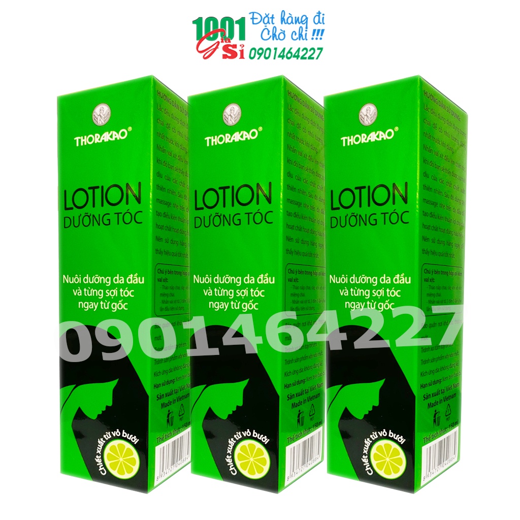 Lotion Thorakao 150ml dưỡng tóc ngay từ gốc, giảm rụng tóc, kích mọc tóc