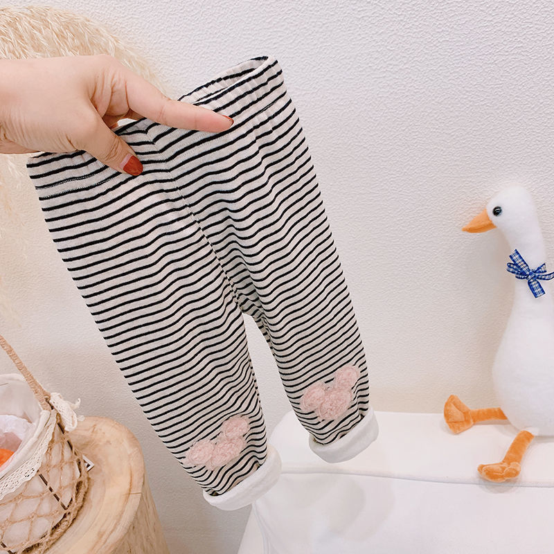 Set Áo Sweater Cổ Lọ Chất Liệu Nhung Dày Dặn Thời Trang Cho Bé Gái