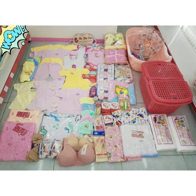 Combo sơ sinh trọn gói đầy đủ cho mẹ & bé