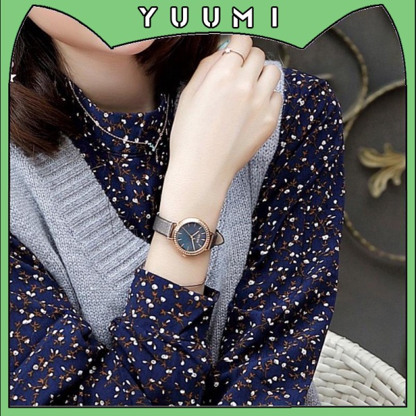 JULIUS Đồng hồ nữ chống thấm nước vỏ sò thanh lịch Watch QUARTZ Ja-1036