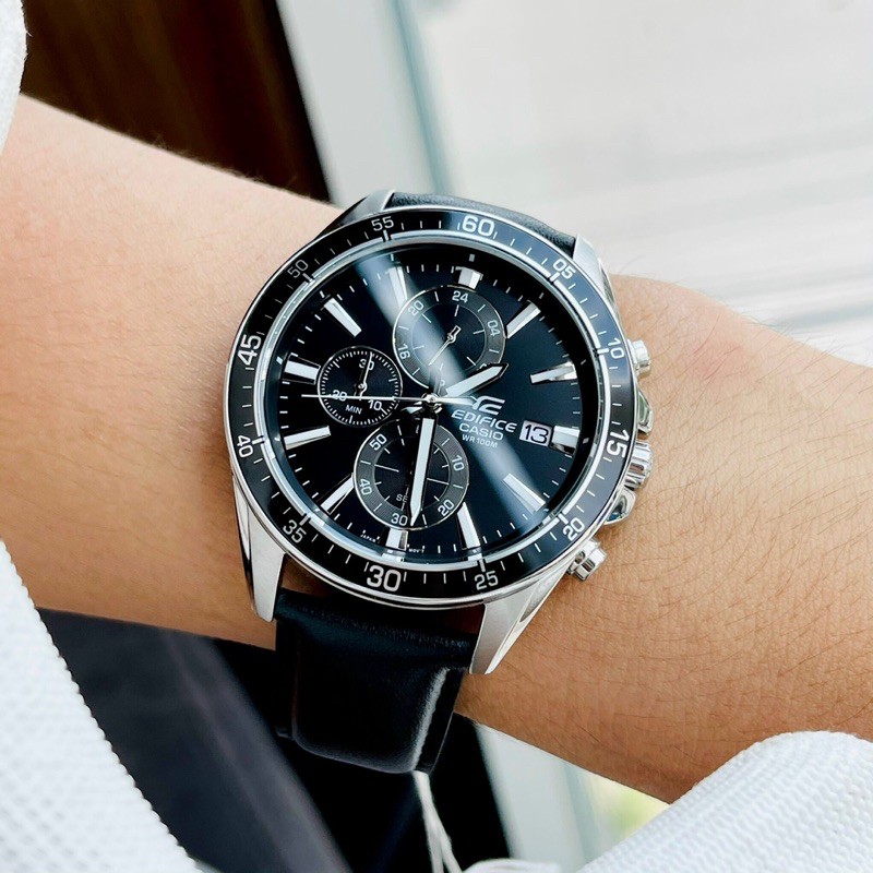 Đồng hồ nam dây da Casio Edifice EFR 546L 1A