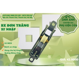 20 chiếc bánh xe đơn/kép trắng nhựa cửa lùa hệ XingFa Quảng đông nhập khẩu