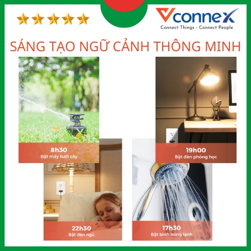 Ổ cắm điện chống giật thông minh Vconnex - Smart Plug. Bảo hành 12 tháng, 1 đổi 1