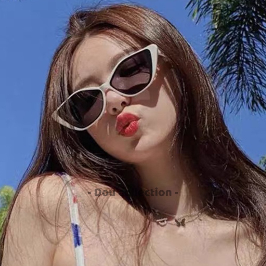 Kính Mát  Cao Cấp Mắt Mèo Retro Gọng Nhựa Phong Cách Châu Âu & Mỹ - Carl Fitow - Mã MK034