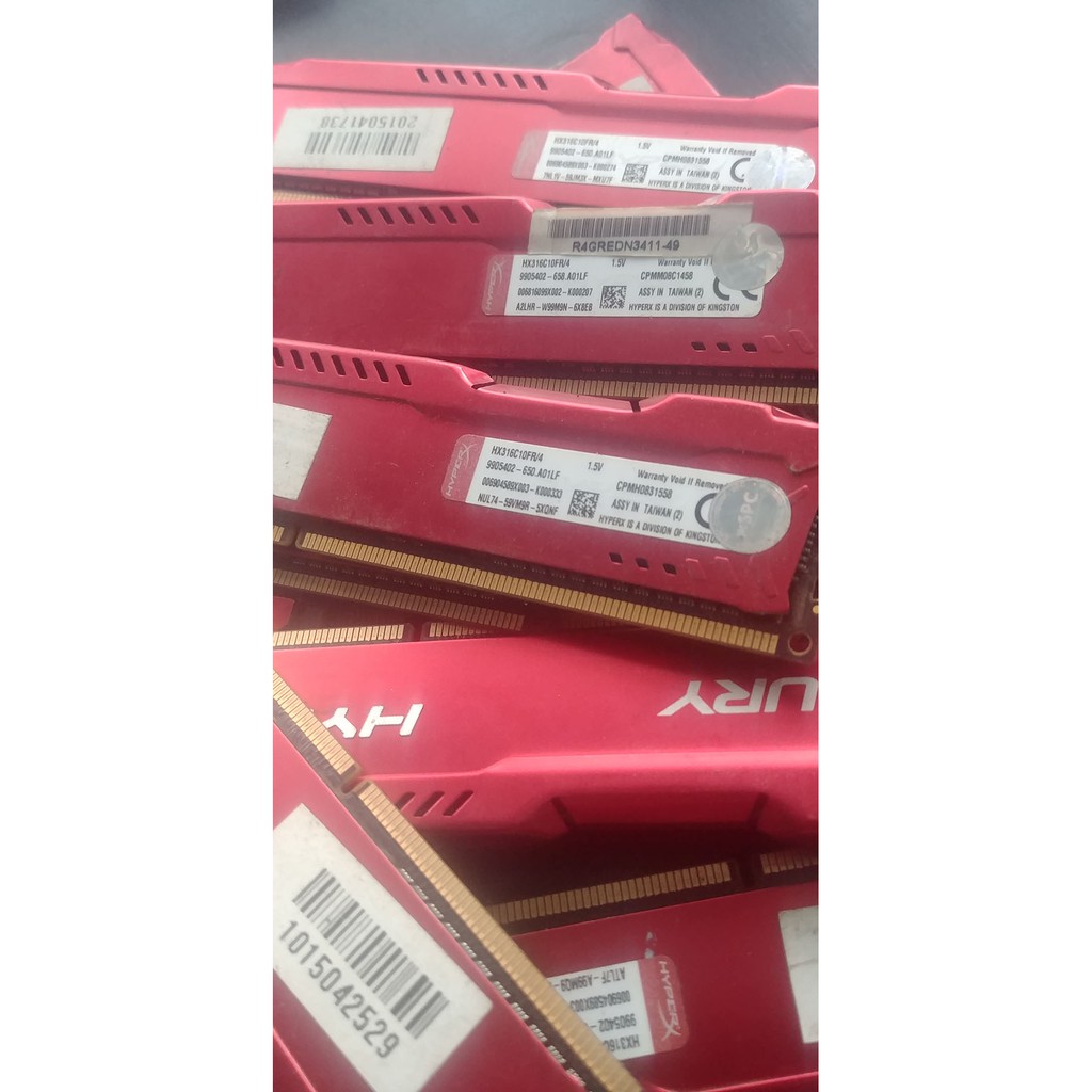 RAM PC DDR3 4G Fury HyperX cũ chính hãng