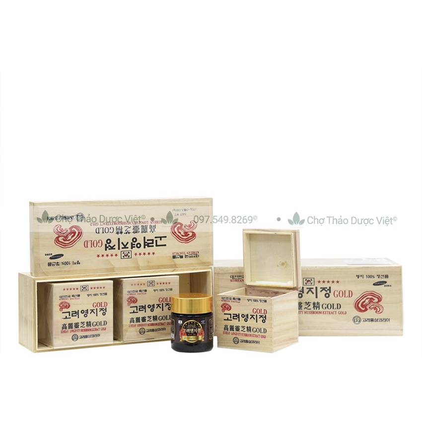 Cao linh chi Hàn Quốc thượng hạng giúp thanh nhiệt, detox, giảm mệt mỏi - Chợ Thảo Dược Việt