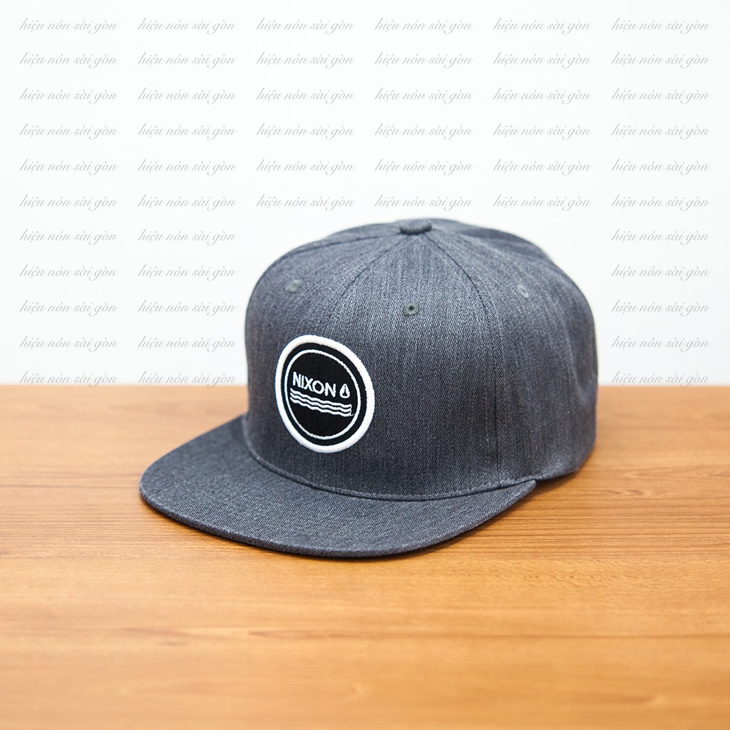 Nón vành ngang Nixon_Xám 02