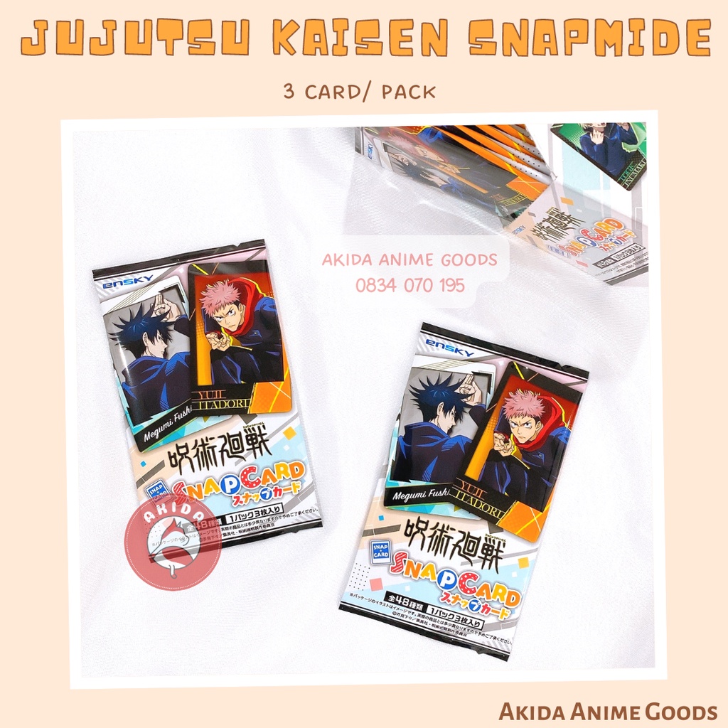 Pack random/ Thẻ nhân phẩm - snapmide - Jujutsu Kaisen/ chú thuật hồi chiến