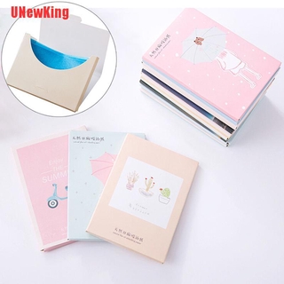 Unewking Giấy Thấm Dầu Họa Tiết Hoạt Hình Xinh Xắn Theo Phong Cách Hàn Quốc