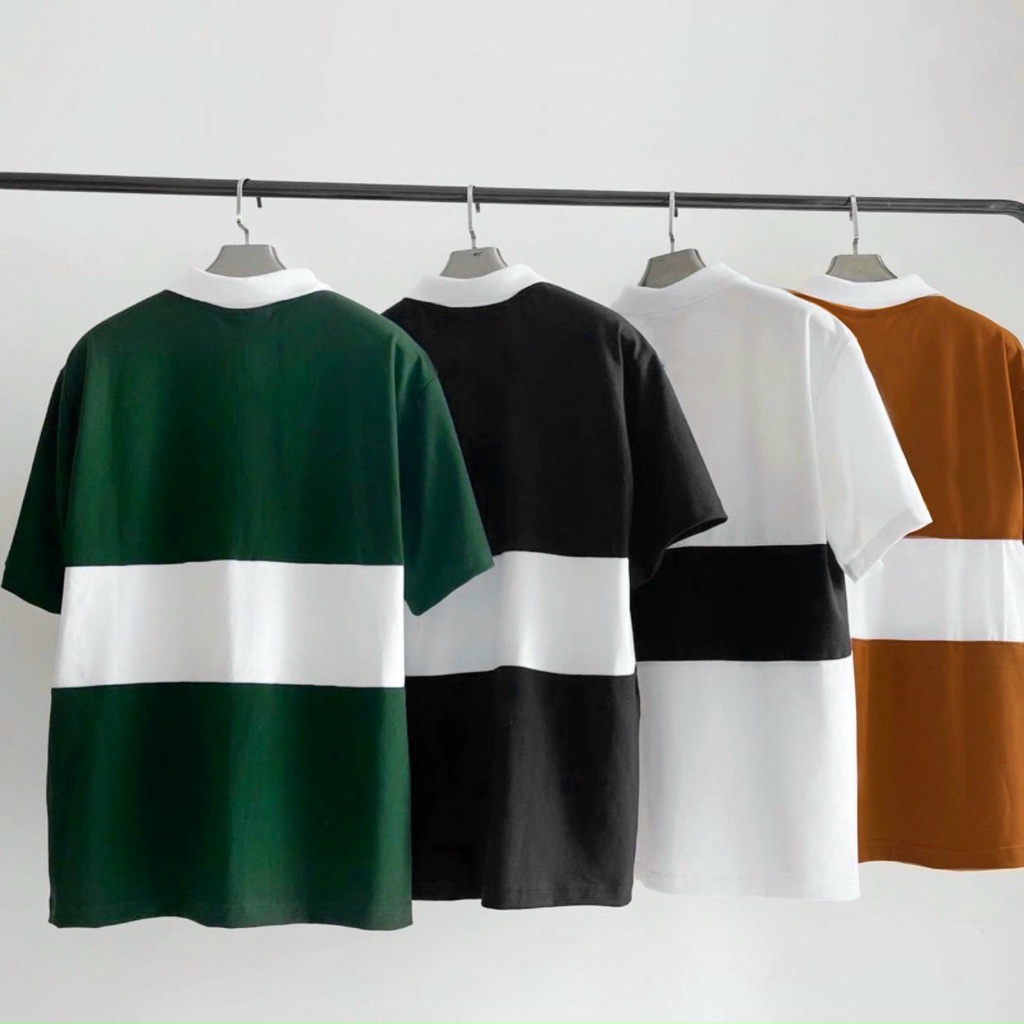 Áo polo phối màu siêu đẹp