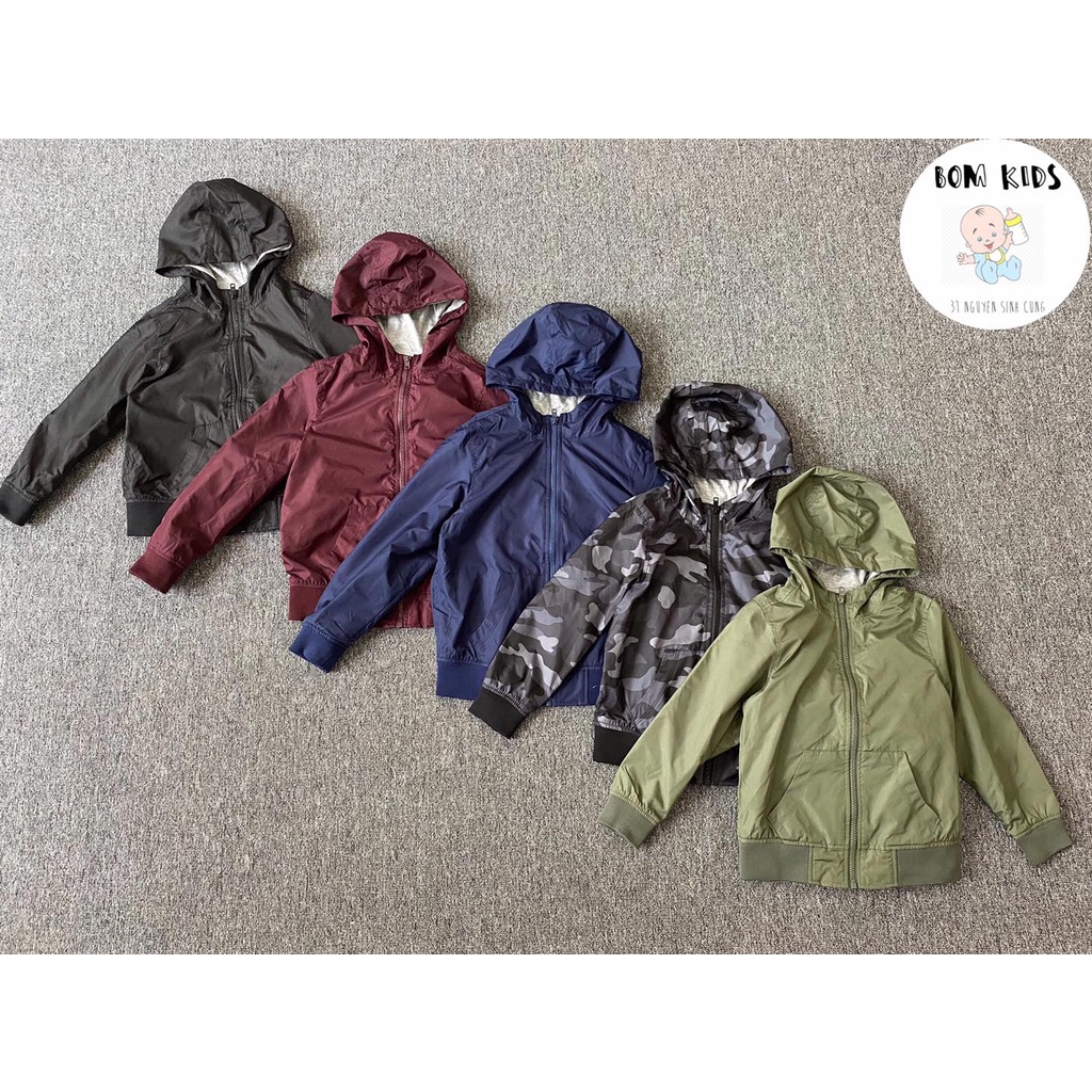 ÁO KHOÁC GIÓ 2 LỚP BT OLDNAVY XUẤT DƯ XỊN CHO BÉ TRAI