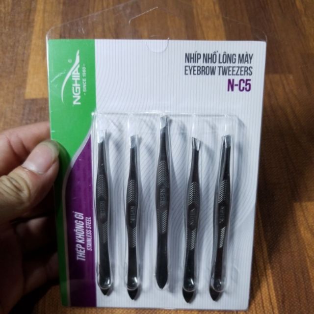 5 Chiếc / Vỉ Nhíp vỉ giấy N-C5