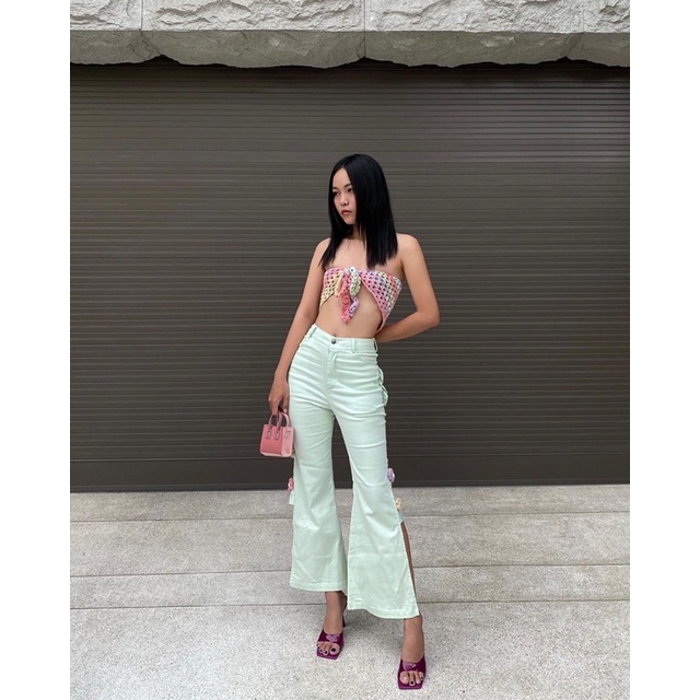 namae - quần Bạc Hà Mút ống loe