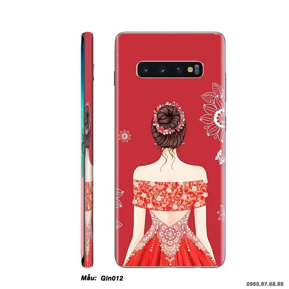 Miếng dán skin SamSung Galaxy Note 9 - in hình cô gái dễ thương [ Nhiều hình ]